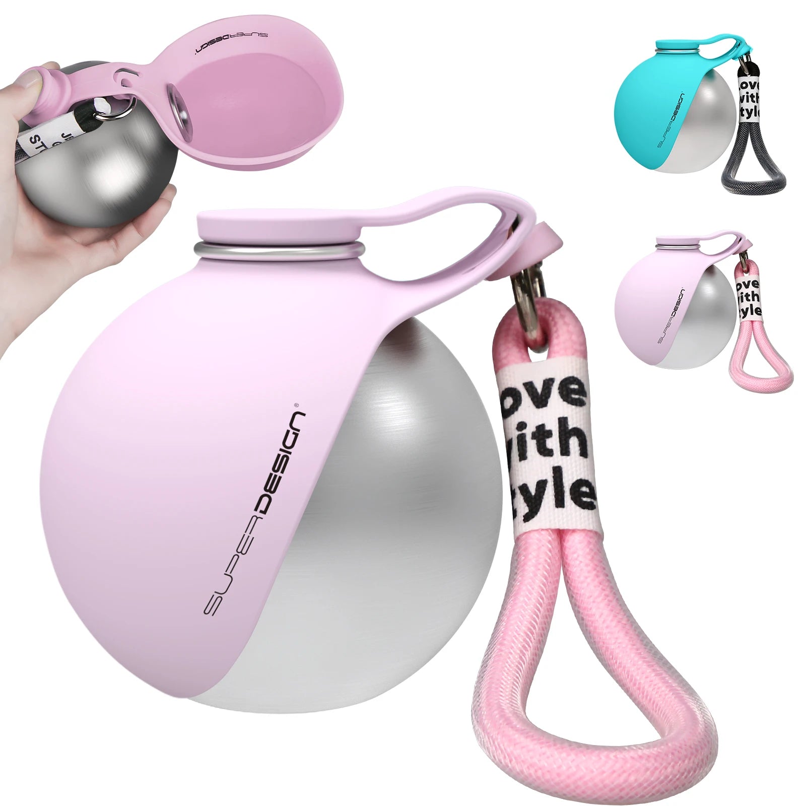 PawSip 2-in-1 Portable Dog Water Bottle